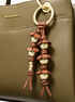Embellished Floral Bag Charm michael kors embellished floral bag charm