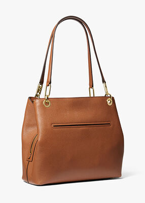 michael kors kensington large pebbled leather tote bag