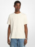 michael kors textured logo cotton t shirt