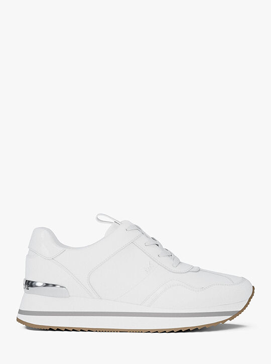Raina Leather Trainer michael kors raina leather trainer