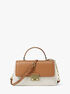 michael kors tribeca extra small signature logo satchel