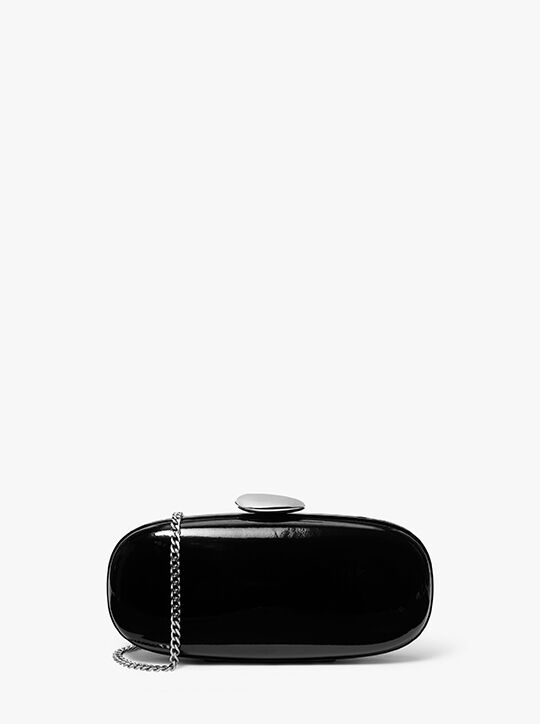 Tina Small Patent Leather Minaudière michael kors tina small patent leather minaudie re