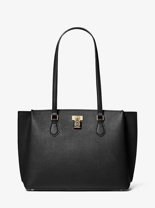 michael kors ruby large saffiano leather tote bag