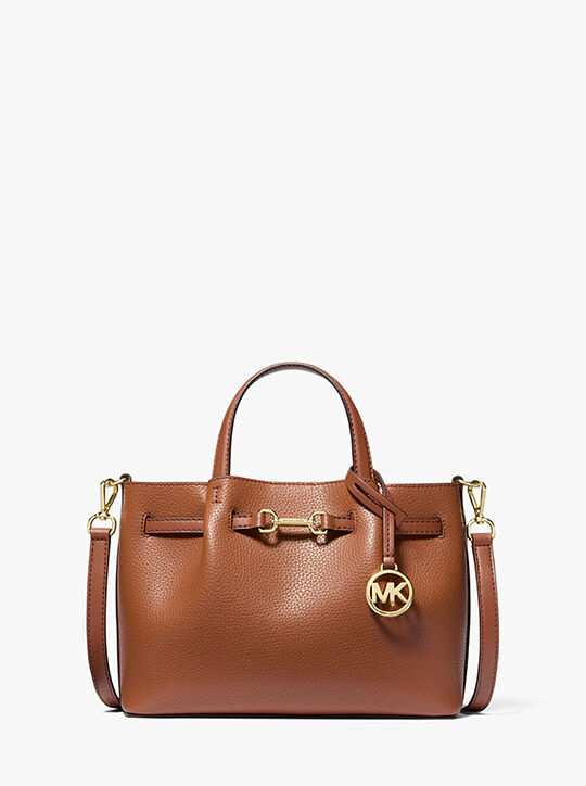 Carson Small Pebbled Leather Satchel michael kors carson small pebbled leather satchel