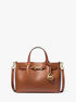 Carson Small Pebbled Leather Satchel michael kors carson small pebbled leather satchel