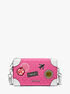 Jeanie Small Embellished Signature Logo Crossbody Bag michael kors jeanie small embellished signature logo crossbody bag
