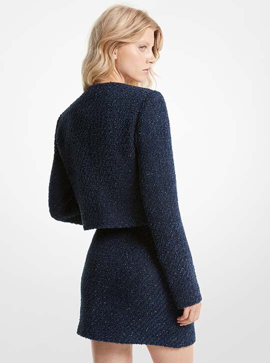 Metallic Tweed Jacket michael kors metallic tweed jacket