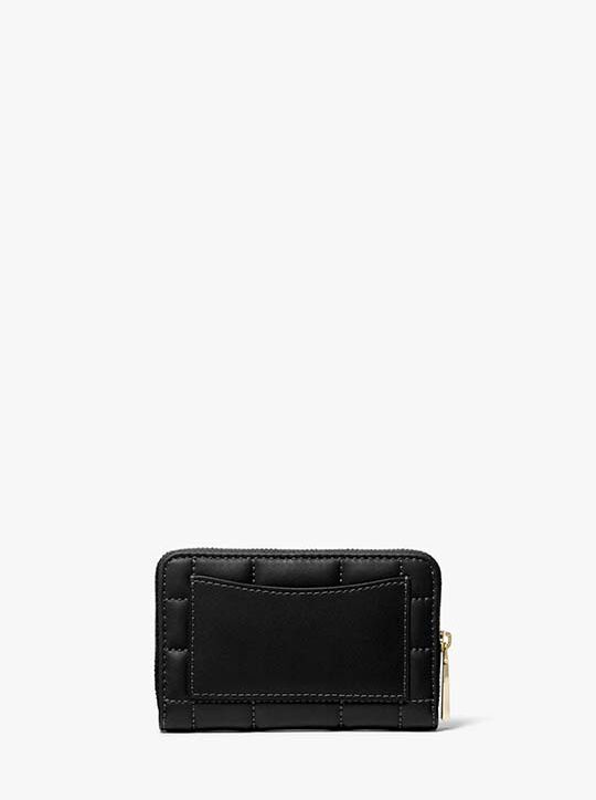 michael kors small quilted leather wallet