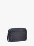 Jet Set Large Signature Logo Print Woven Crossbody Bag michael kors jet set large signature logo print woven crossbody bag