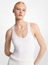 Stretch Cashmere Scoop-Neck Bodysuit michael kors stretch cashmere scoop neck bodysuit