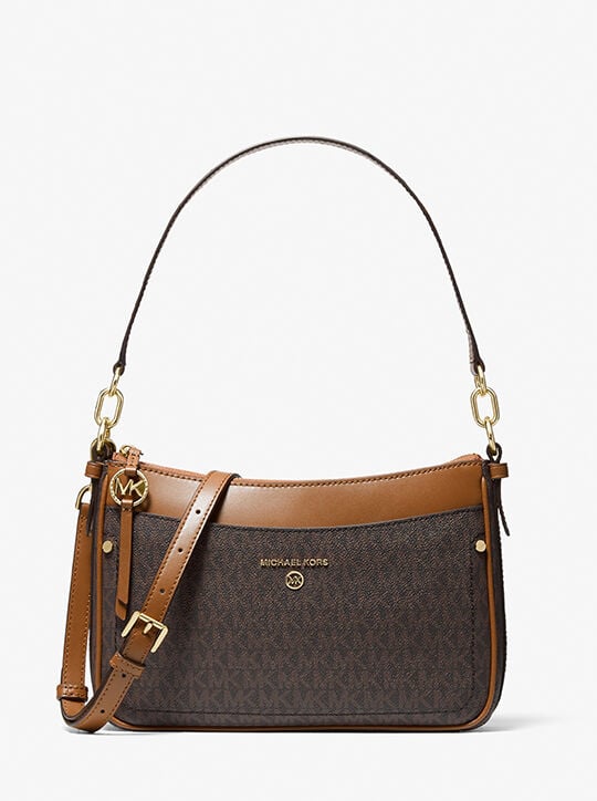 Jet Set Medium Logo Shoulder Bag michael kors jet set medium logo shoulder bag