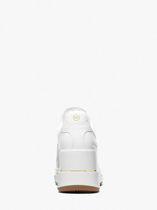 michael kors حذاء إيمي الرياضي المصنوع من الجلد والشبك