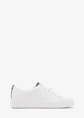 michael kors keaton leather and logo sneaker