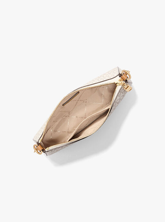 michael kors حقيبة إمباير متوسطة الحجم وسلسلة بشعار الماركة