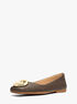 michael kors milan signature logo ballet flat