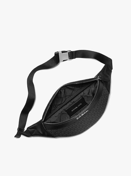 michael kors greyson logo sling pack