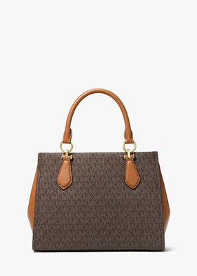 michael kors marilyn medium logo satchel
