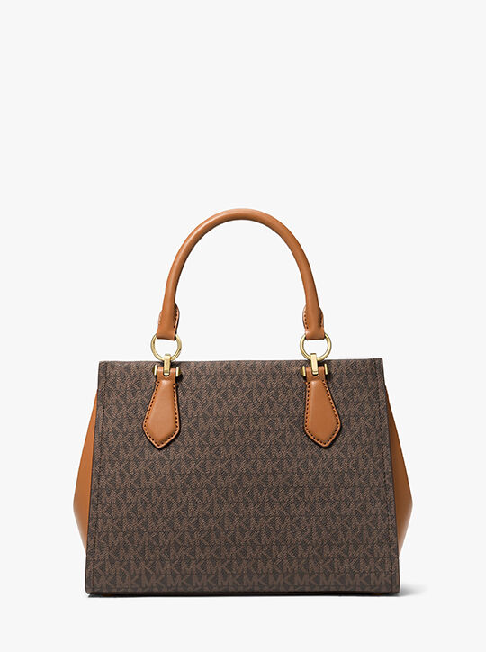 michael kors marilyn medium logo satchel