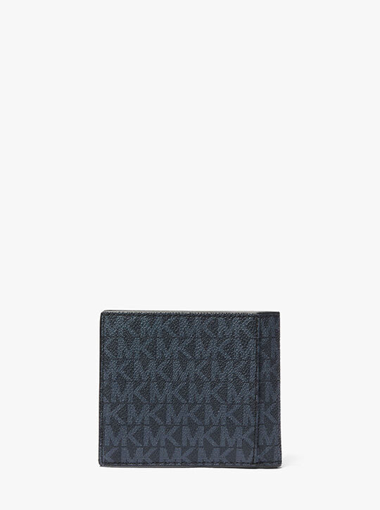 Hudson Signature Logo Billfold Wallet michael kors hudson signature logo billfold wallet