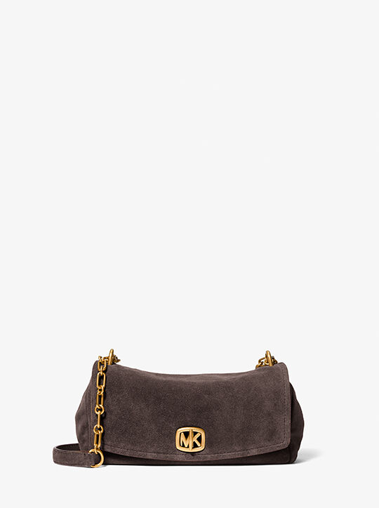 Bryant Small Suede Convertible Shoulder Bag michael kors bryant small suede convertible shoulder bag