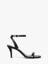michael kors darrington crackled leather sandal
