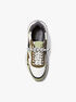 Miles Color-Block Signature Logo and Mesh Trainer michael kors miles color block signature logo and mesh trainer