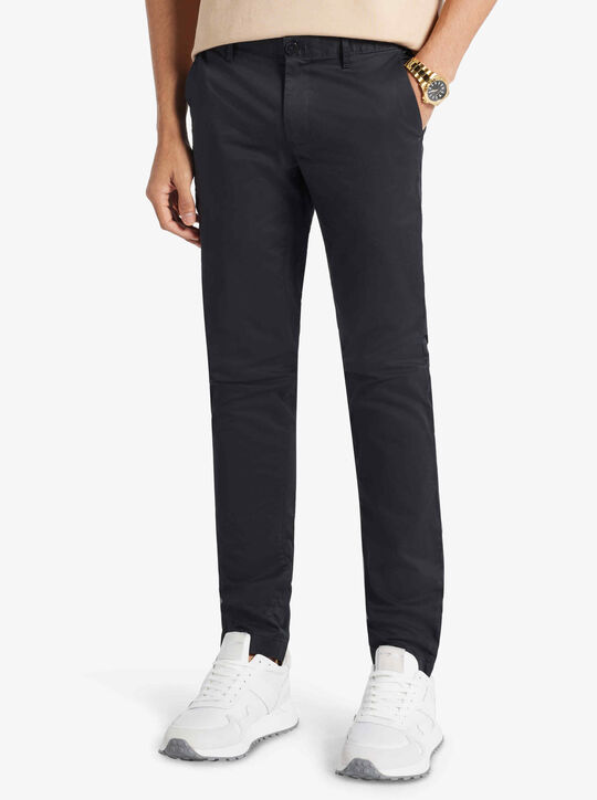 michael kors skinny fit stretch cotton chino pants