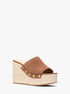Mayes Suede Wedge Sandal michael kors mayes suede wedge sandal