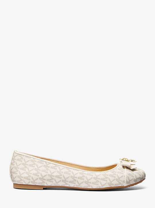 Honey Signature Logo Ballet Flat michael kors honey signature logo ballet flat