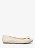 Honey Signature Logo Ballet Flat michael kors honey signature logo ballet flat
