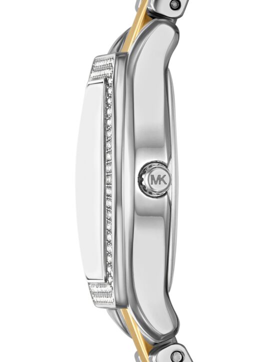 Petite Chelsea Pavé Two-Tone Watch michael kors petite chelsea pav two tone watch
