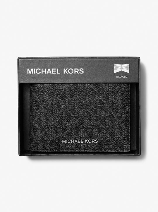 Greyson Logo Slim Billfold Wallet michael kors greyson logo slim billfold wallet