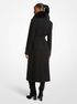Fur Trim Wool Blend Coat michael kors fur trim wool blend coat
