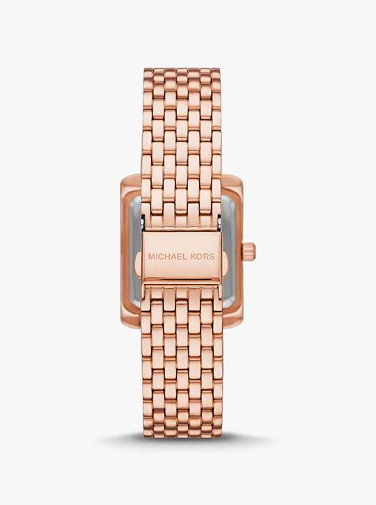 Emery Three-Hand Rose Gold-Tone Stainless Steel Watch michael kors emery three hand rose gold tone stainless steel watch