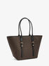 Moore Large Signature Logo Tote Bag michael kors moore large signature logo tote bag