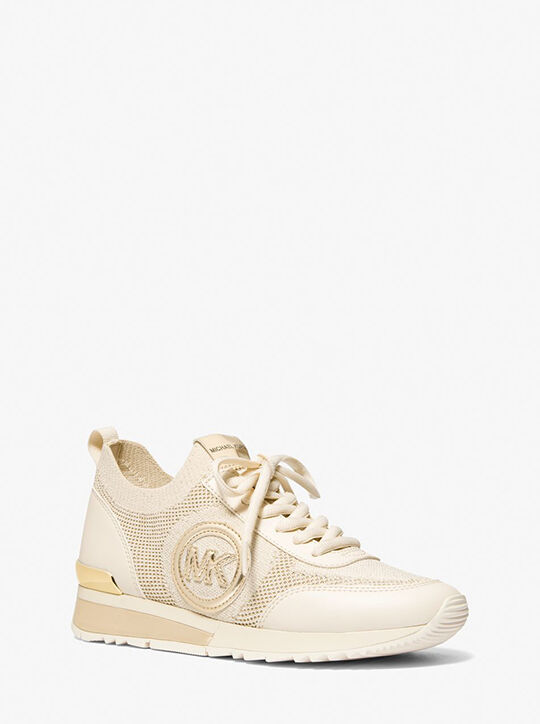 Jenkins Metallic Stretch Knit Trainer michael kors jenkins metallic stretch knit trainer