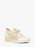 Jenkins Metallic Stretch Knit Trainer michael kors jenkins metallic stretch knit trainer