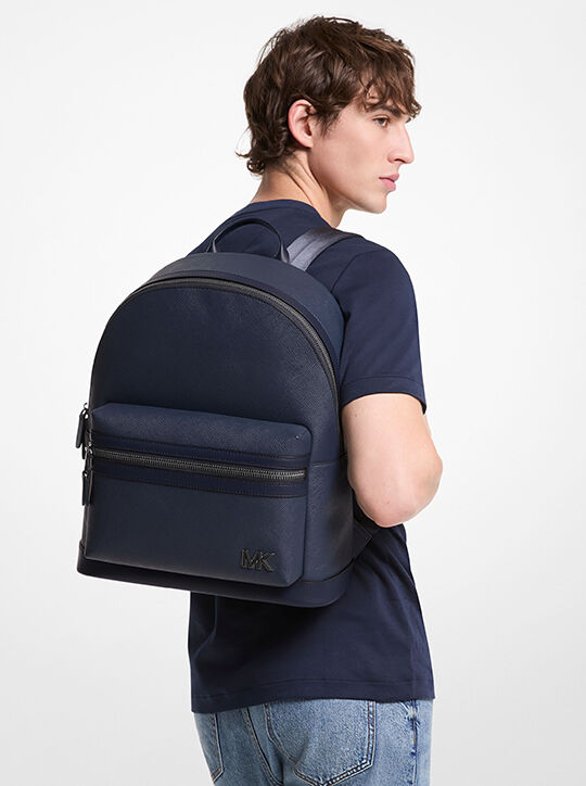 Edison Leather Backpack michael kors edison leather backpack