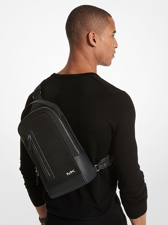 Lautner Nylon Sling Pack michael kors lautner nylon sling pack