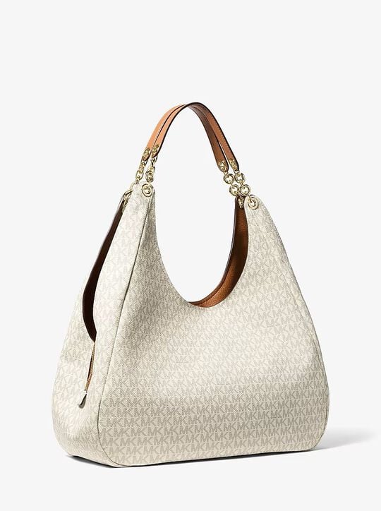 Ellie Large Signature Logo Shoulder Bag michael kors ellie large signature logo shoulder bag