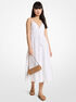 michael kors cotton poplin midi dress