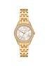 Mini Harlowe Pavé Gold-Tone Watch michael kors mini harlowe pav gold tone watch
