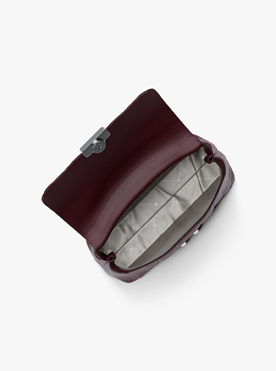 Tribeca Medium Quilted Leather Satchel michael kors tribeca medium quilted leather satchel