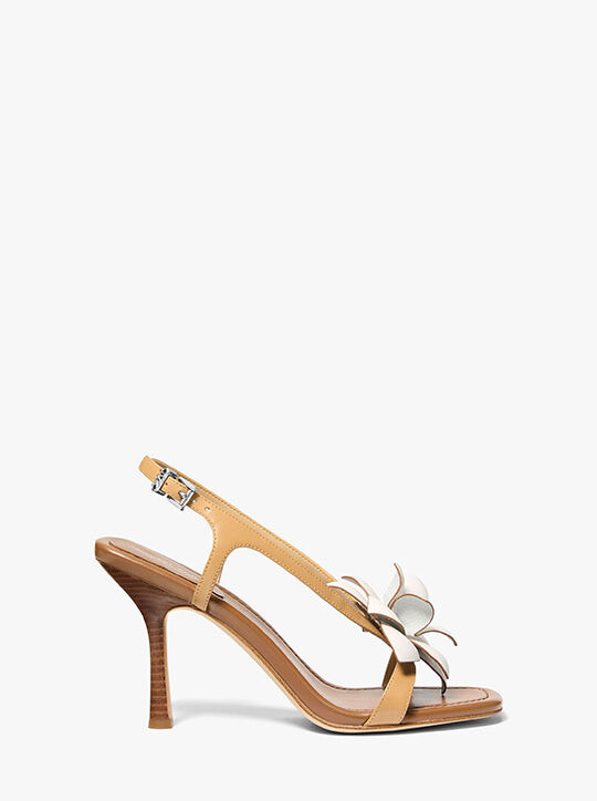 michael kors jacie leather sandal