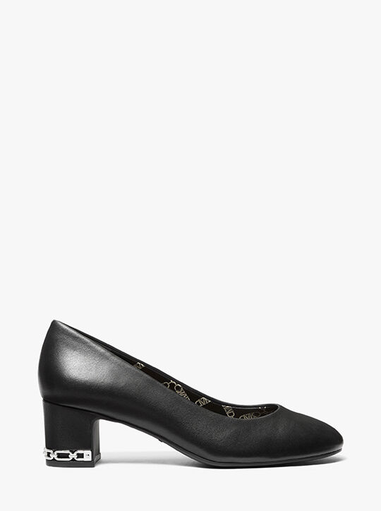 michael kors june flex leather pump