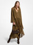 Ruffled Georgette High-Low Maxi Dress michael kors ruffled georgette high low maxi dress