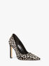 Amara Leopard Print Calf Hair Pump michael kors amara leopard print calf hair pump