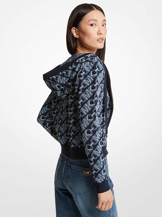 هودي إمباير بسحاب جاكار michael kors هودي إمباير بسحاب جاكار