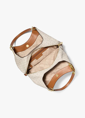 michael kors lillie large logo shoulder bag