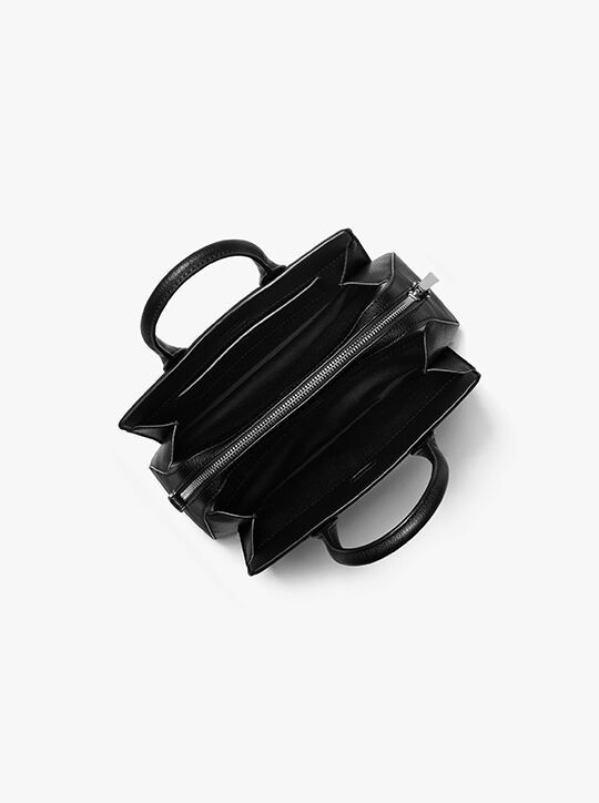 michael kors laila small studded leather satchel